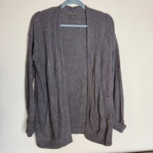 Barefoot Dreams Women's Gray Cozy Soft & Chic Lounge Cardigan Size Small